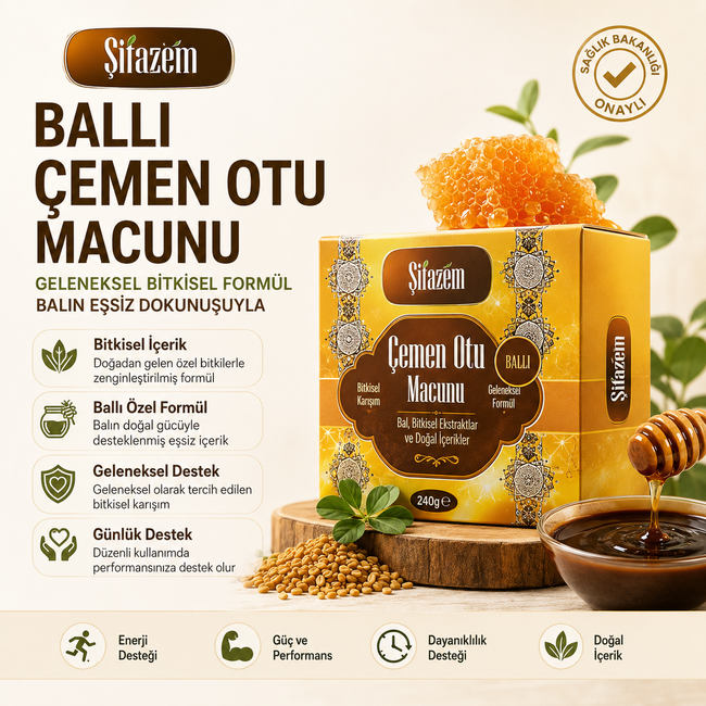 Şifazem Ballı Çemen Otu Macunu