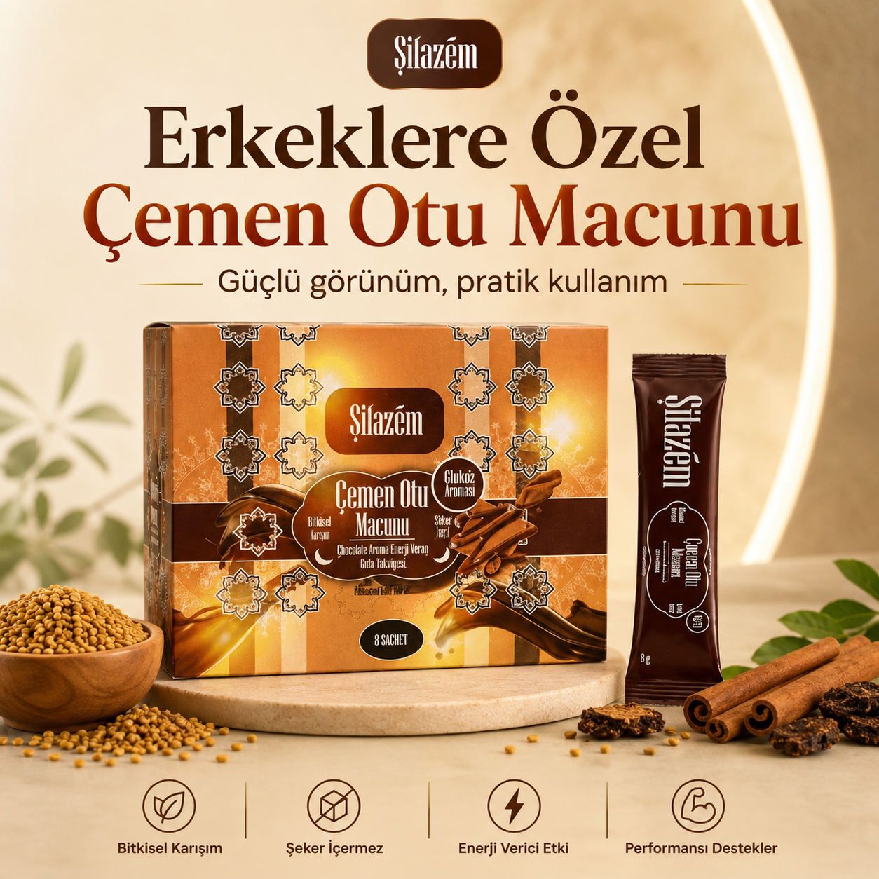 Şifazem Çemen Otu Çikolata