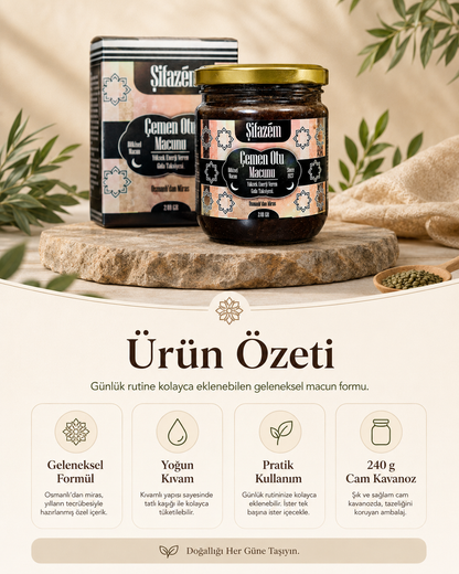 Şifazem Geleneksel Çemen Otu Macunu – 240 g