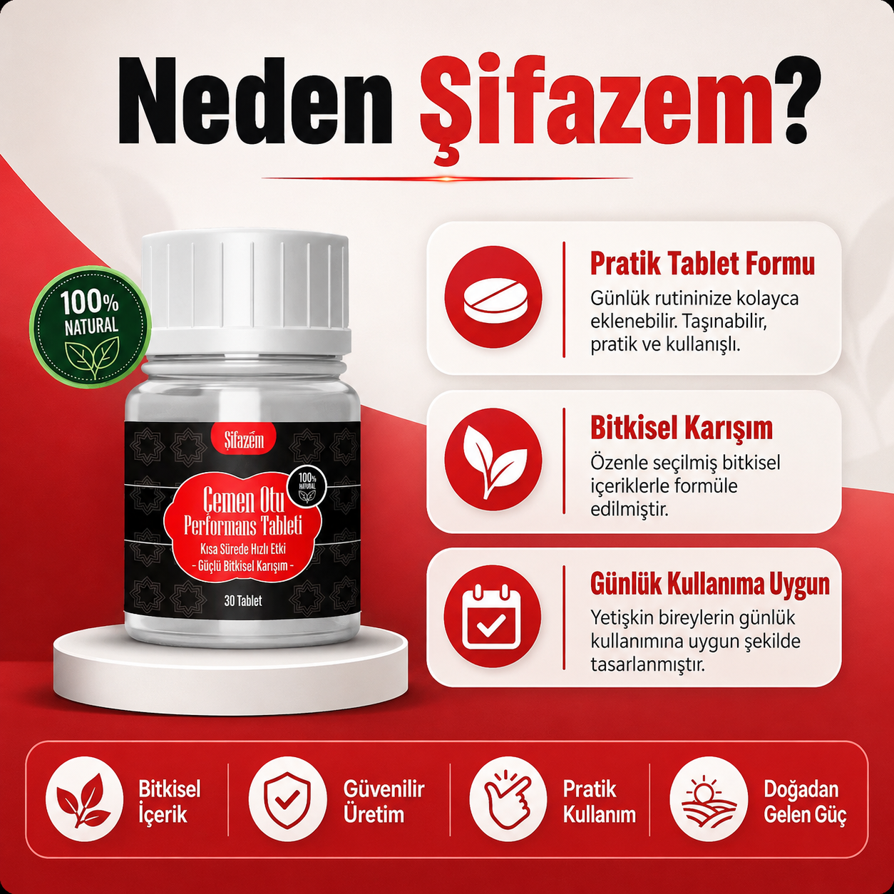 Şifazem Performans Tableti