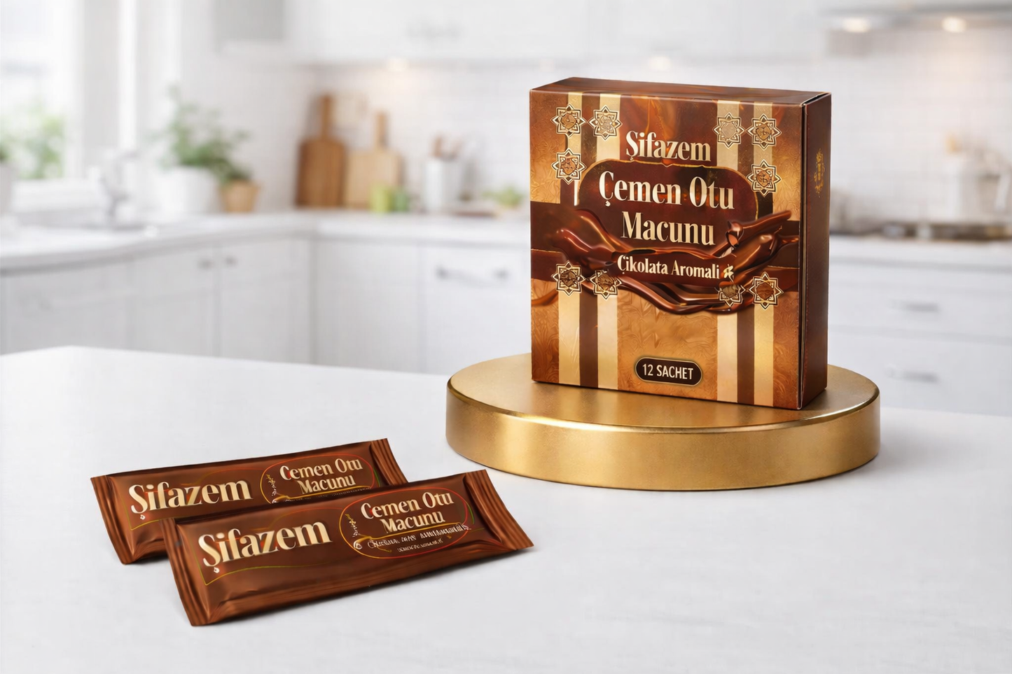 Sifazem Çikolatalı Çemen Otu Macunu – 12’li Sachet