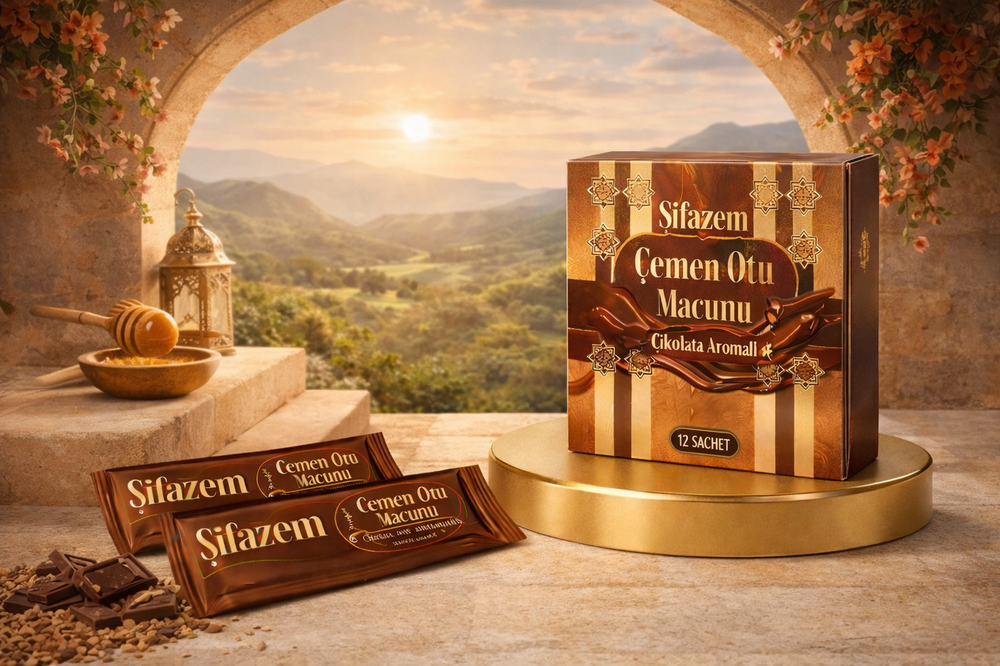 Sifazem Çikolatalı Çemen Otu Macunu – 12’li Sachet